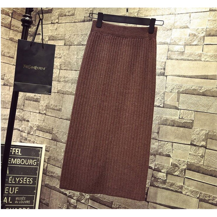 CHÂN VÁY LEN DÀI XẺ SAU CHẤT ĐẸP CÓ SẴN | BigBuy360 - bigbuy360.vn