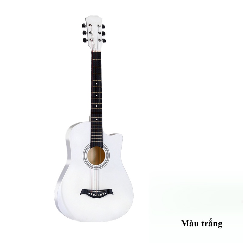 HM38C Đàn guitar acoustic dành cho người mới tập chơi，Tặng: miếng pick gảy đàn + Capo chỉnh âm + Túi