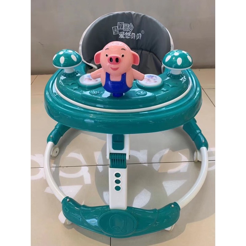 XE TRÒN TẬP ĐI, XE TẬP ĐI CHO BÉ ĐIỀU CHỈNH ĐỘ CAO 3 MỨC có nhạc và đèn