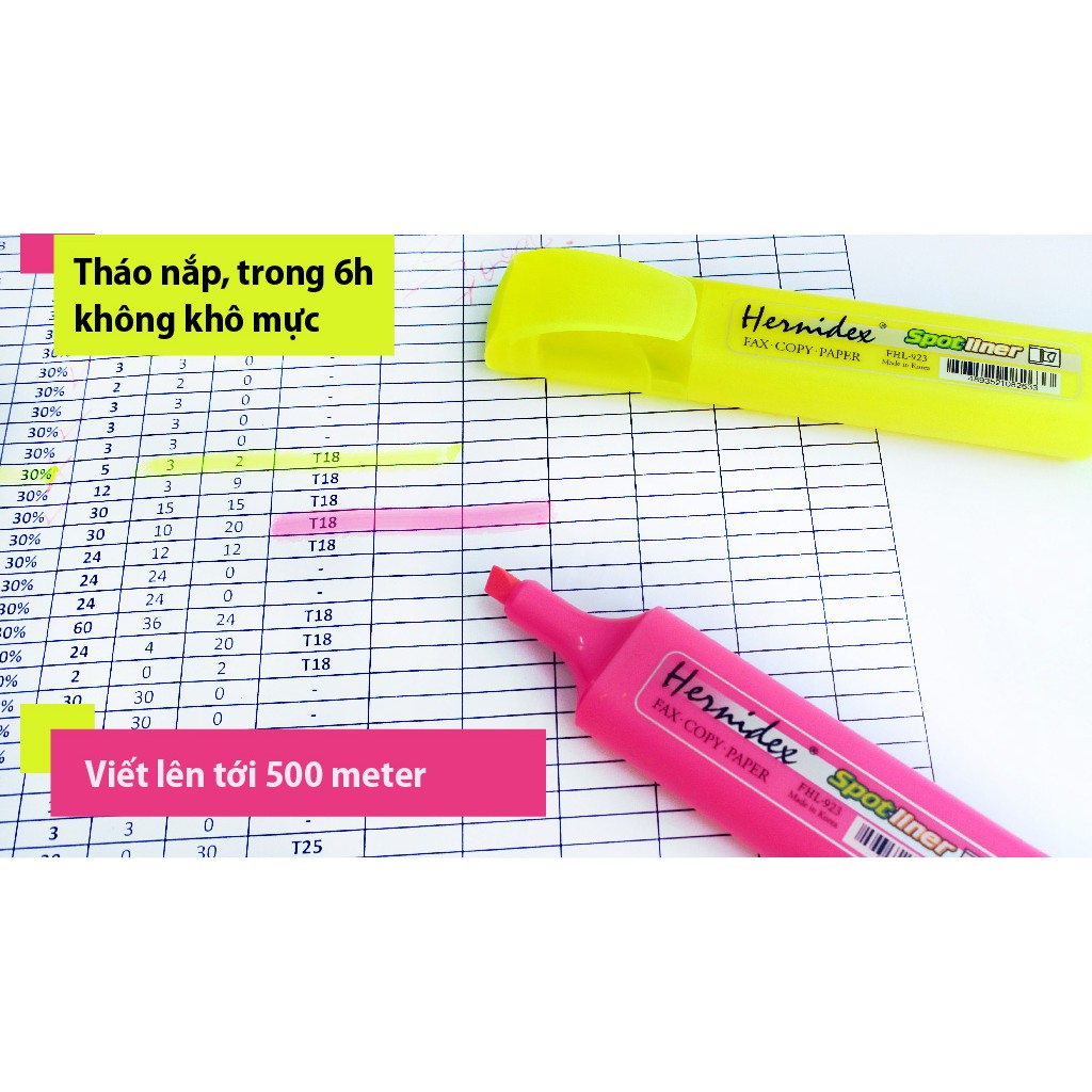 Bút dạ quang Hernidex Spotliner