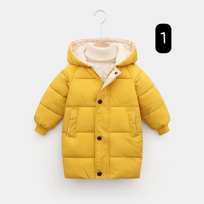 Áo Phao Dáng Dài Bé Trai Bé Gái Hàng QC Loại Đẹp