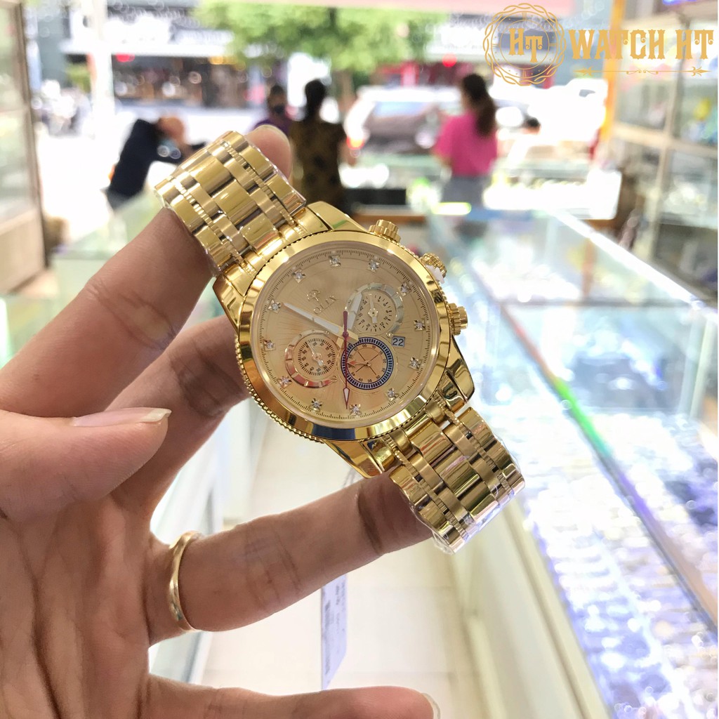 Đồng hồ nam AOLIX 7049G, full hộp chính hãng, kính sapphire chống xước chống nước tốt