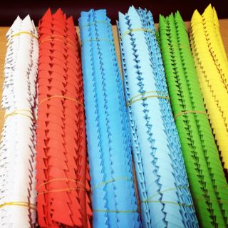 Giấy origami gấp sẵn