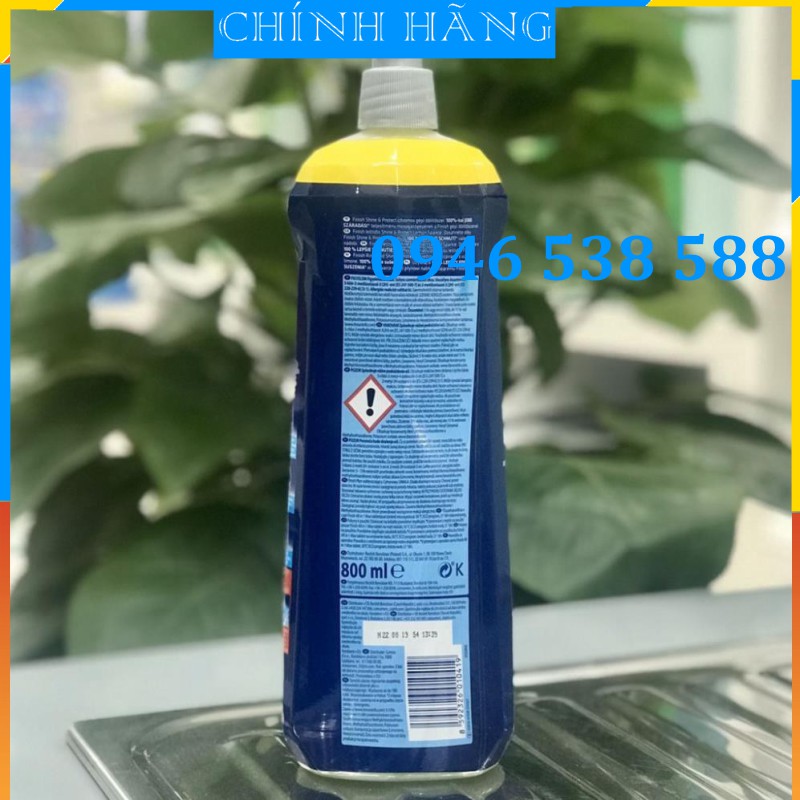 Combo 2 chai Nước làm bóng Finish 800ml, dung dịch nước làm bóng bát finish 800ml, dầu bóng finish 750ml, 400ml, 500ml