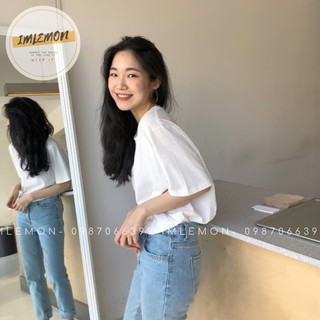 ÁO THUN TRƠN TAY LỠ OVERSIZE - UNISEX