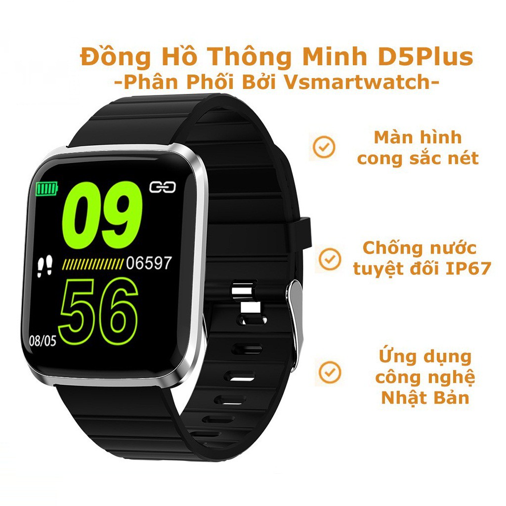 Đồng Hồ Thông Minh 116pro - Sự Kết Hợp Hoàn Hảo Thể Thao Và Công Nghệ - Kết Nối Điện Thoại