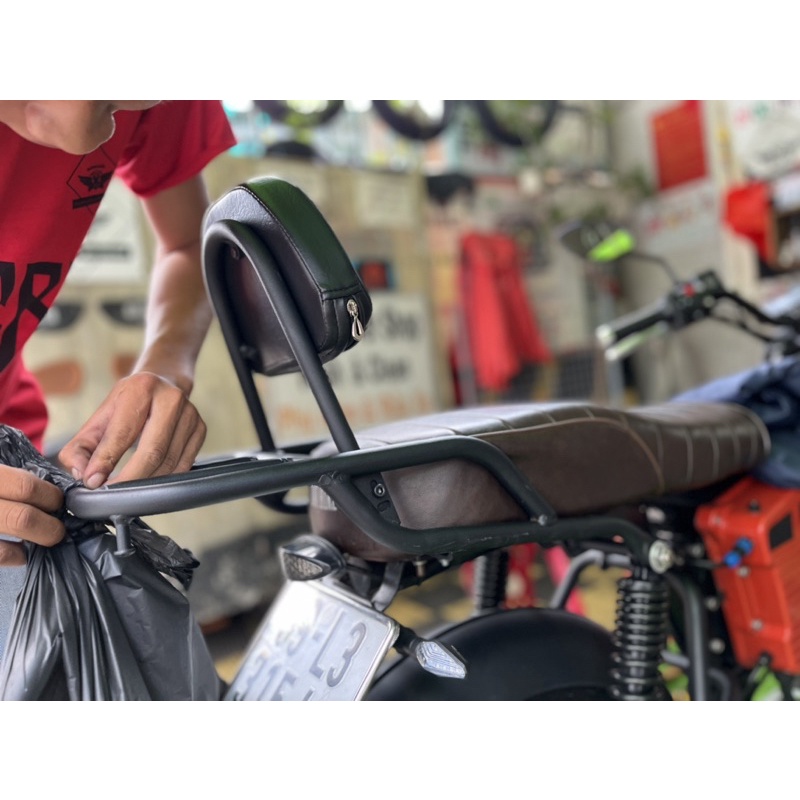 Baga kèm tựa lưng cho Datbike