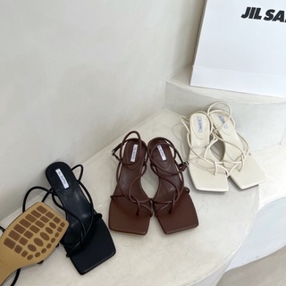 SANDALS CÓ GÓT DÂY CÀI MẢNH - SOEUR CORDY SANDALS