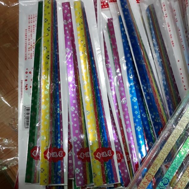 10 lố giấy xếp sao 31k