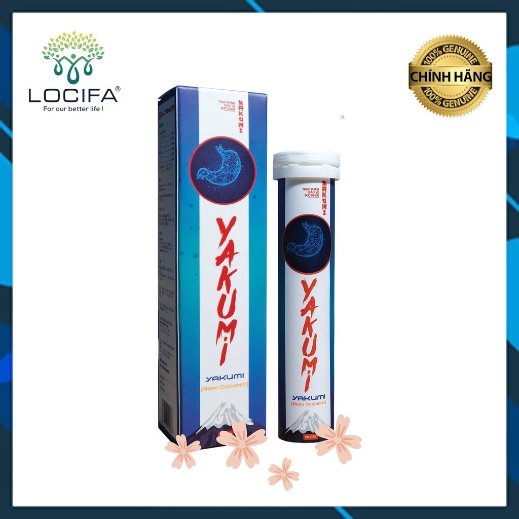 VIÊN SỦI DẠ DÀY YAKUMI - [CHÍNH HÃNG] - Hỗ trợ & điều trị các bệnh dạ dày