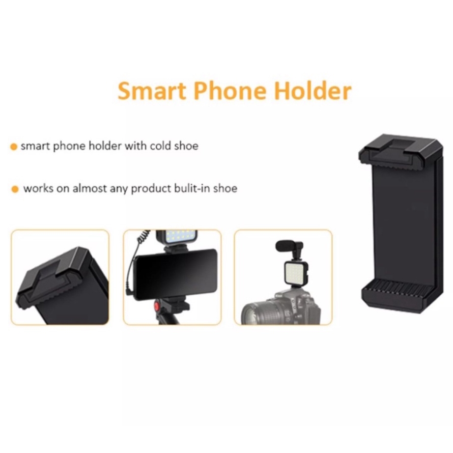 Gậy tự sướng Vlog Gimbal chống rung Giá đỡ chân máy ảnh, điện thoại có 49 đèn LED và báng cầm tay chống rung quay Vlog