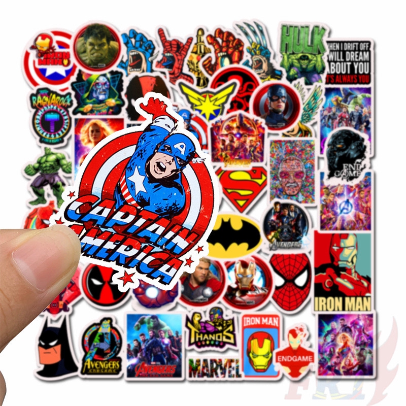 ❉ Marvel &amp; DC - Series 04 Superhero Stickers ❉ 50Pcs/Set Super Hero Waterproof DIY Fashion Decals Doodle Stickers