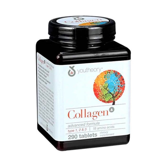 Viên uống bổ sung Collagen Youtheory - Chống lão hóa 290 viên của Mỹ