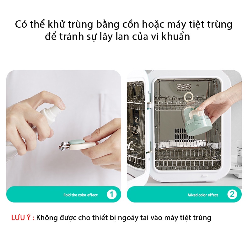 Bộ cắt móng tay, bấm móng tay cho bé sơ sinh, đồ vệ sinh tai cho trẻ cao cấp Kub