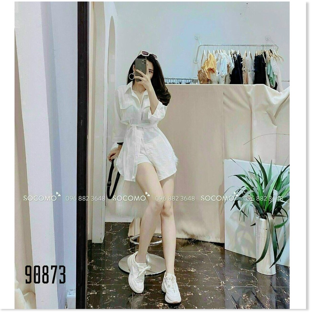 SET ĐŨI TAY DÀI,QUẦN NGẮN SIÊU XINH,MỀM MỊN ĐỌC LẠ KHÓ TÌM,SANG CHẢNH HÀN QUỐC THỜI TRANG MỚI KME