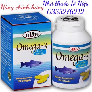 UBB OMEGA- 3 ALASKA FISH OIL 100 viên (Chính hãng)