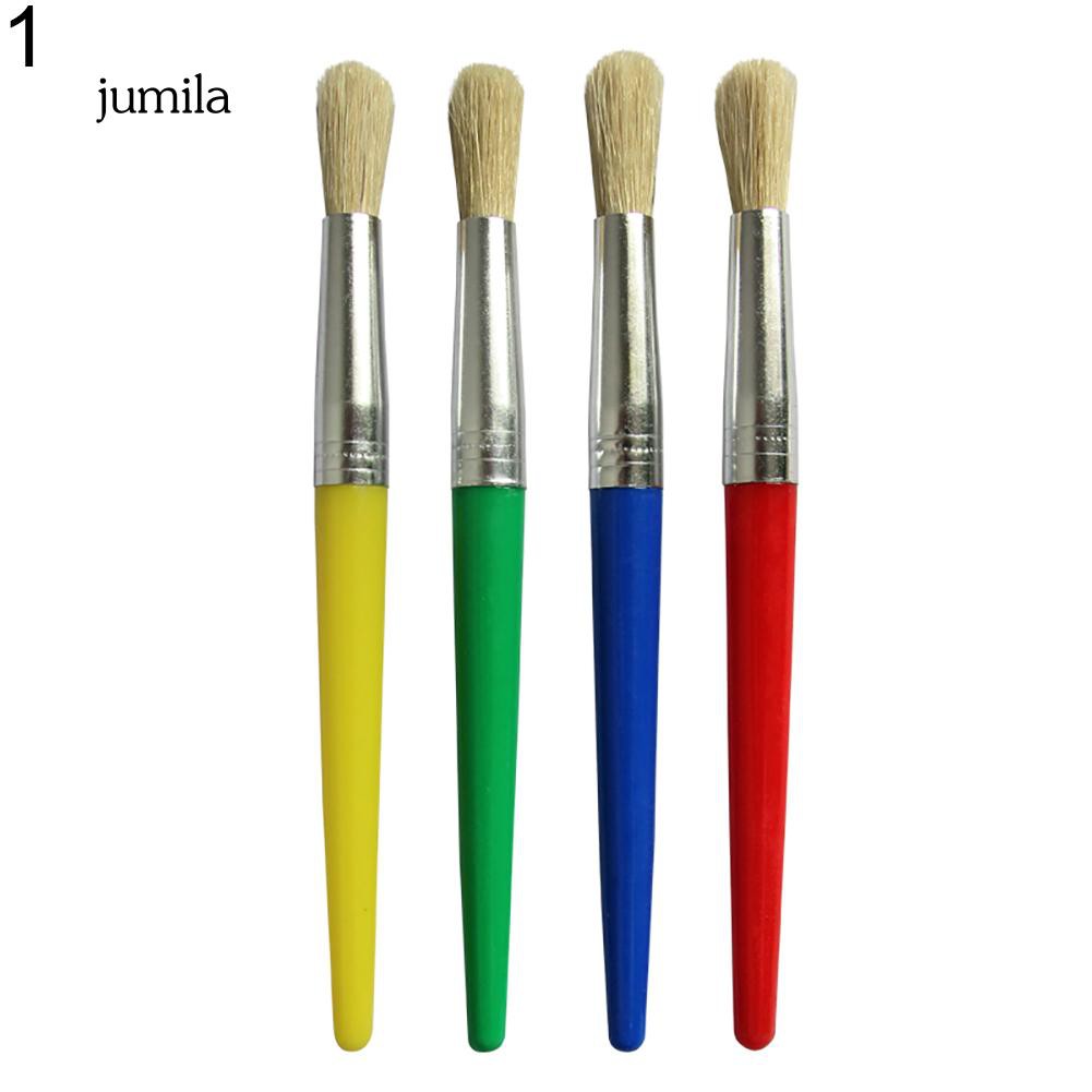 Set 4 cọ vẽ tranh sơn dầu chất lượng cao chuyên dụng cho trẻ