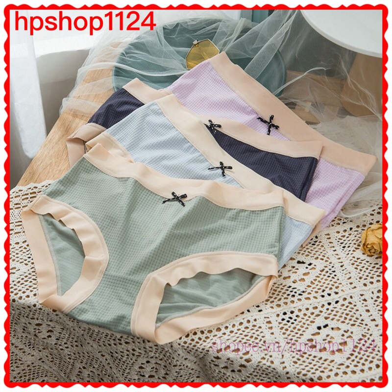 Quần lót nữ bigsize su lạnh mềm mát cao cấp có đính nơ 2213