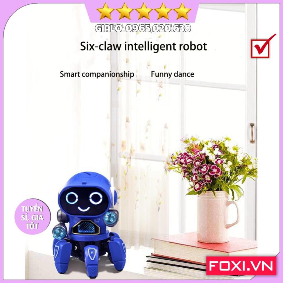 Đồ chơi robot dancer biết nhảy nhót-phát sáng-xoay 360 độ-trò chơi vui nhộn-bổ ích-gần gũi cho bé