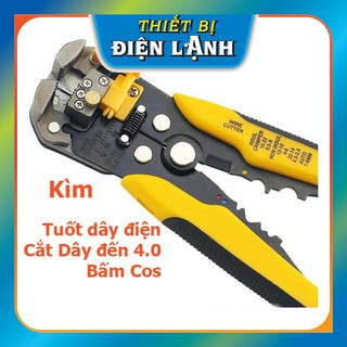 TBĐL ĐNVP -Kìm tuốt dây điện thông minh cắt dây bấm cos đa năng loại tốt (P022)