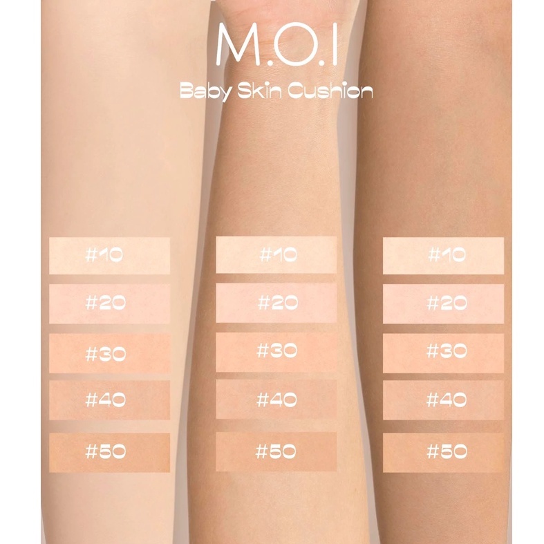 Phấn nước M.O.I Baby Skin Cushion (5 màu)
