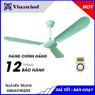 [BẢO HÀNH 12 THÁNG] - QUẠT TRẦN 3 CÁNH NHÔM VÀ SẮT LOẠI HỘP SỐ