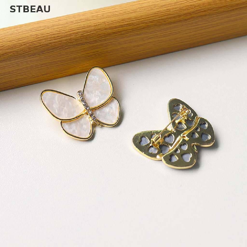 Ghim Cài Áo Hình Bươm Bướm Đính Đá Sang Trọng