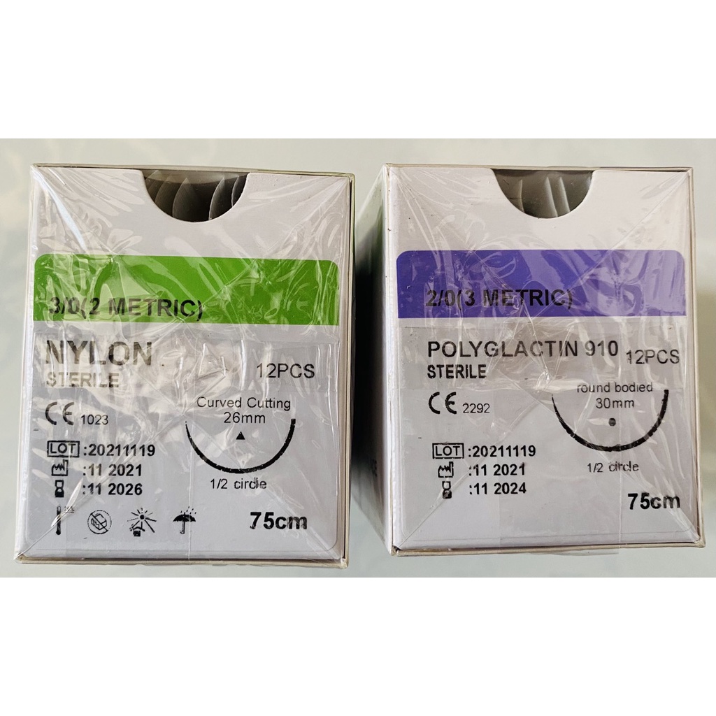 Chỉ phẫu thuật Polyglactin 910, Chỉ tiêu, Chỉ tím, Chỉ Vicryl