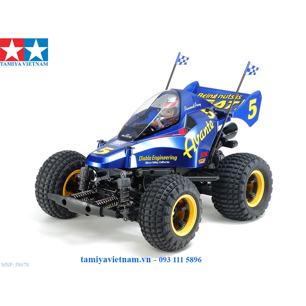 58678 Mô hình xe điều khiển từ xa 1/10 SCALE R/C CAR COMICAL AVANTE (GF-01CB CHASSIS)