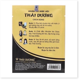 Gội Là  Đen Thái Dương 10g