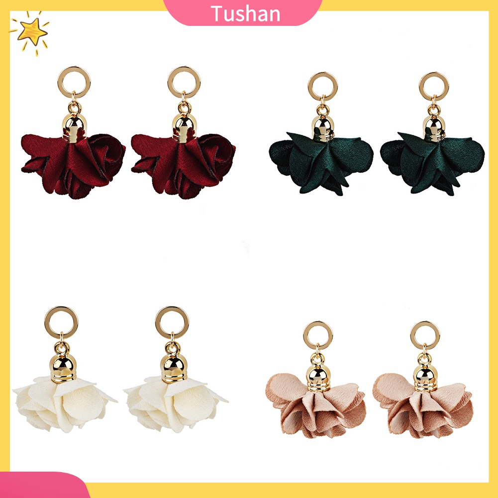 Hoa tai dáng dài thời trang phong cách cho nữ