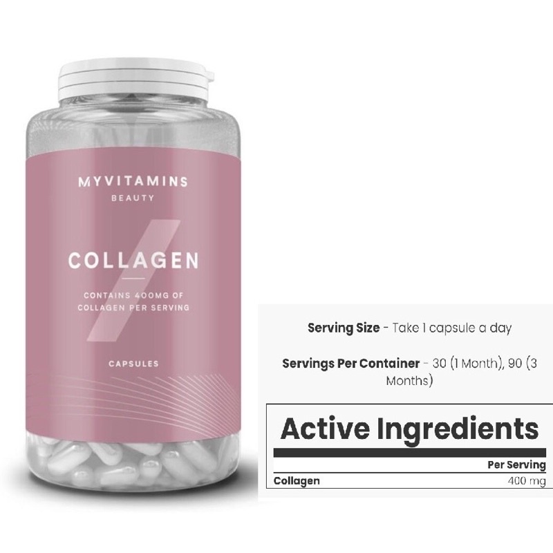 Viên uống Collagen thủy phân Retinol Myvitamins 90 viên