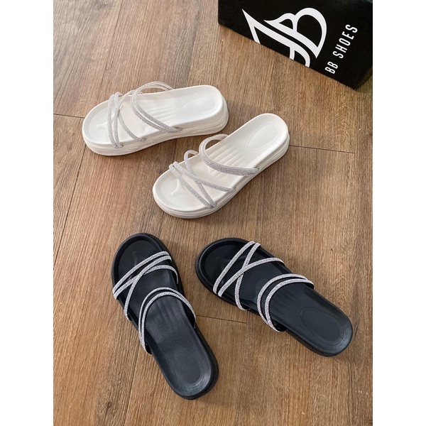 Dép Sandal Quai Đính Đá A-79