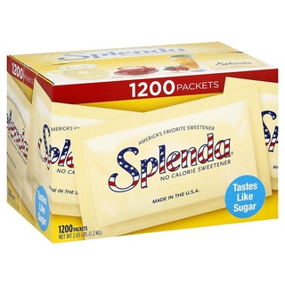 Đường ăn kiêng Splenda combo 100 gói tách lẻ - dành cho người tiểu đường, ăn kiêng, DAS, Sweetener Sugar Replacement