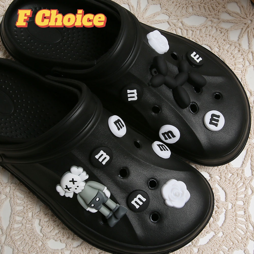 Jibbitz Bộ Phụ Kiện Khóa Trang Trí Dép crocs Hình Giày Hoạt Hình Dễ Thương