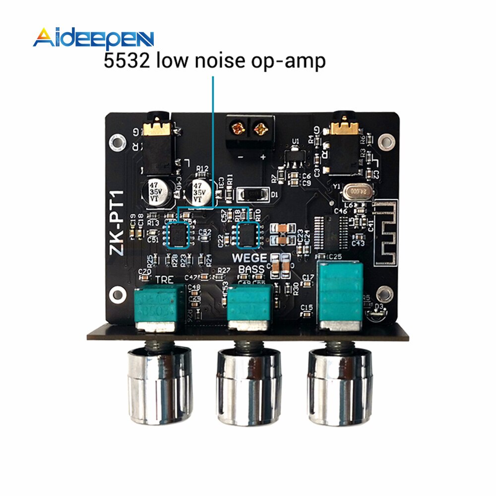 Bảng Mạch Nhận Tín Hiệu Âm Thanh bluetooth 5.0 pt1 Hai Kênh Tiếng Ồn Thấp Cho Bộ Khuếch Đại Âm Thanh
