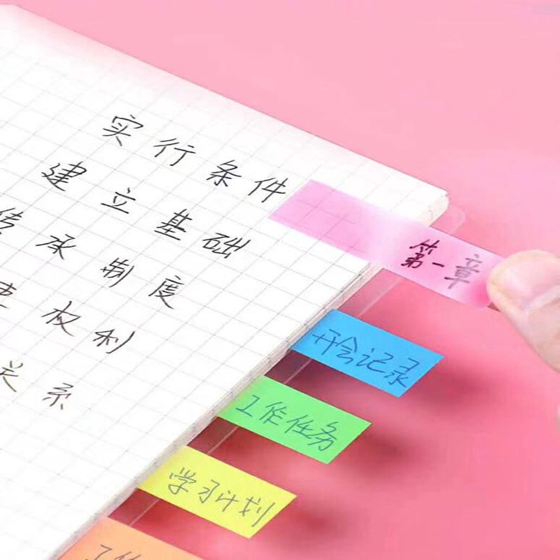 Nhãn dán đánh dấu sách trang trí dễ thương