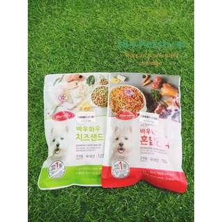 Viên Sandwich Hỗn Hợp Bowwow Snack cho Chó 120g