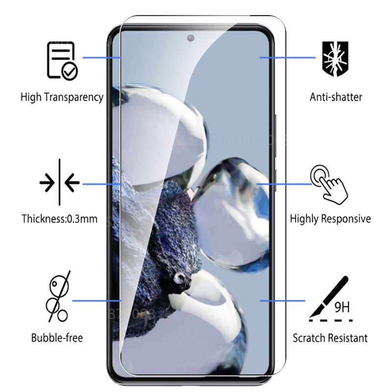 [Ảnh Thật] Kính CL Xiaomi 12T/ 12T Pro - Cường Lực 2.5D Không FULL, 9H-0.26mm