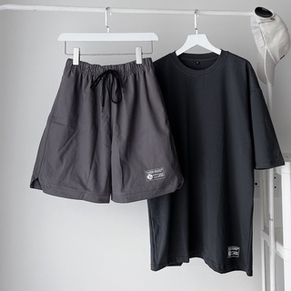 [sẵn]Set đồ basic gồm quần short và áo thun (ảnh thật tại shop) Tanazi Closet