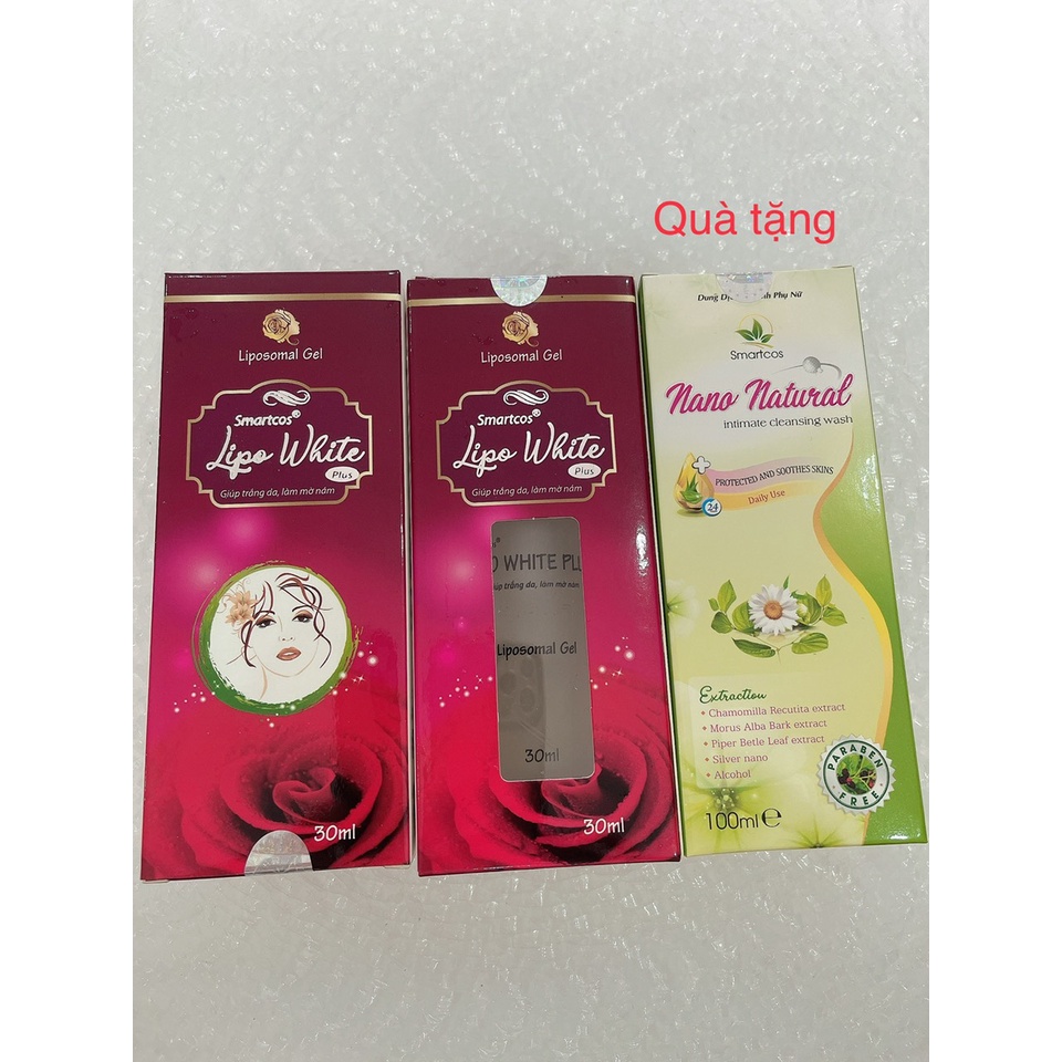 (Tặng quà) 2 hộp Lipo white Plus Học viện quân y giúp giảm nám tàn nhang