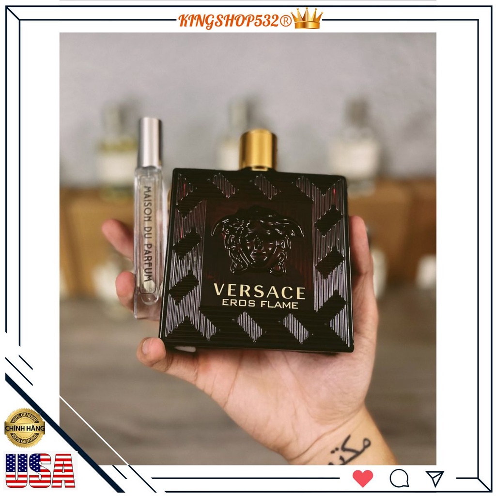 [ Mẫu thử ] Nước hoa Versace Eros Flame (mẫu thử) |Quyến rũ cho nam| - |Nước hoa mùa đông| _king_