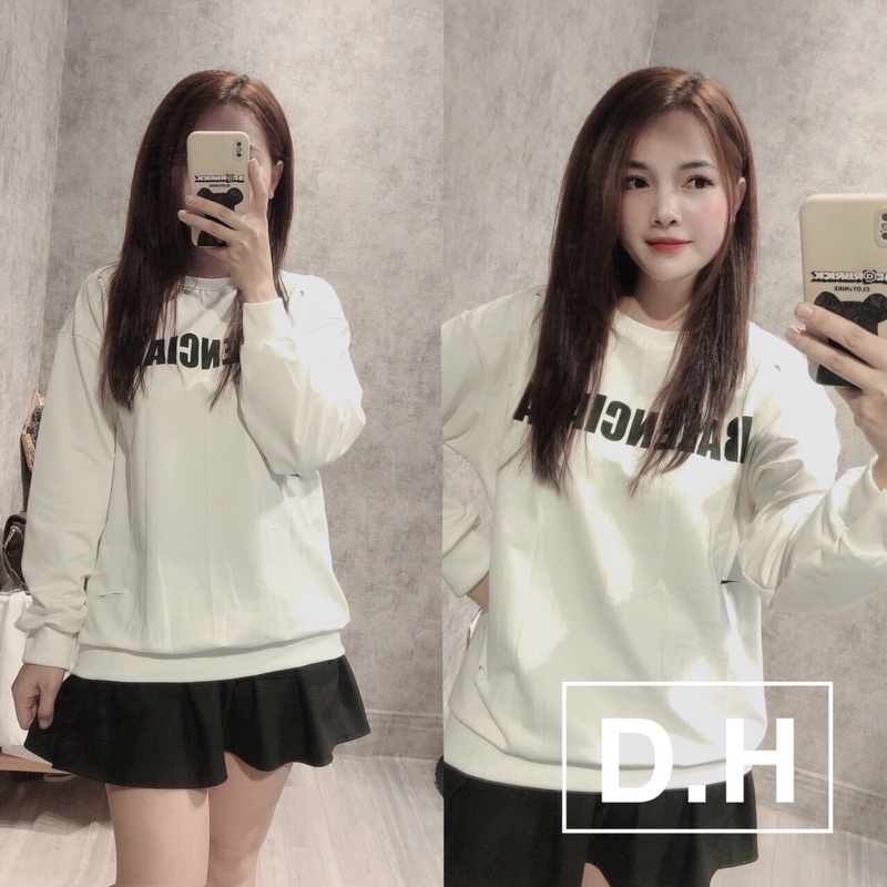 [ Hàng Chuẩn ] Áo Nỉ Sweater form rộng dài tay freesize 40kg_65kg siêu hot đẹp xuất sắc ( kèm ảnh thật) | BigBuy360 - bigbuy360.vn