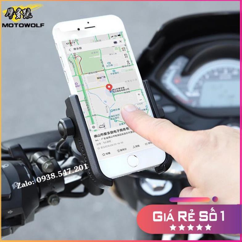 [Giá Hủy Diệt]  Giá đỡ điện thoại xe máy  Motowolf