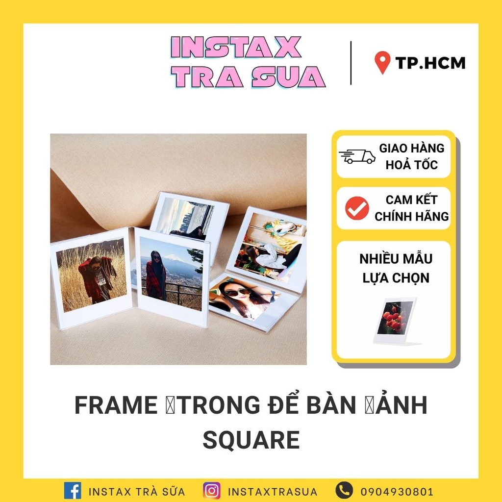 KHUNG ẢNH ĐỂ BÀN MINI/SQUARE - TRONG