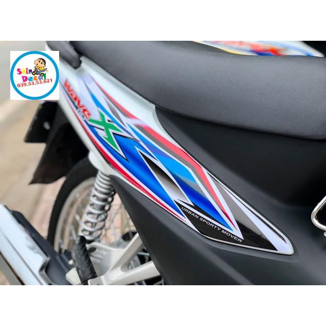 Tem rời wave 2017 chữ X 3 lớp