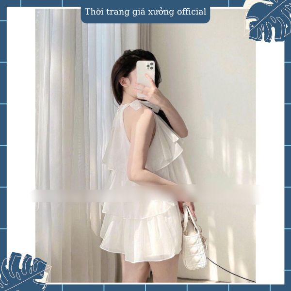 Áo voan tầng mềm mại xinh xắn đáng yêu cho nữ