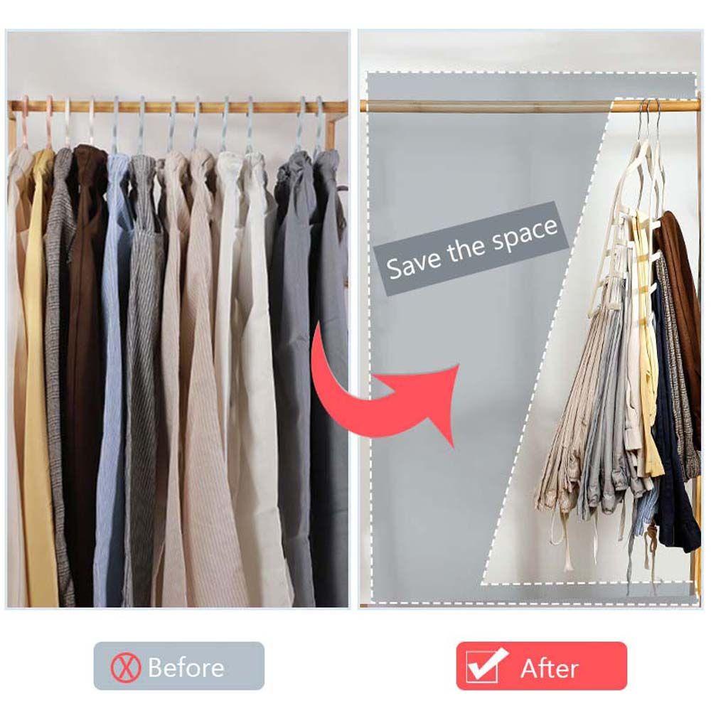 Móc Treo Quần Áo 6 Trong 1 Tiết Kiệm Không Gian