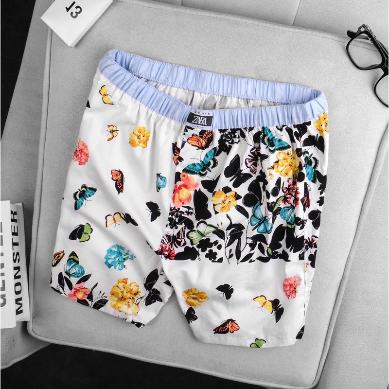 Quần đùi nam mặc nhà cao cấp vải kate mát rượi | BigBuy360 - bigbuy360.vn