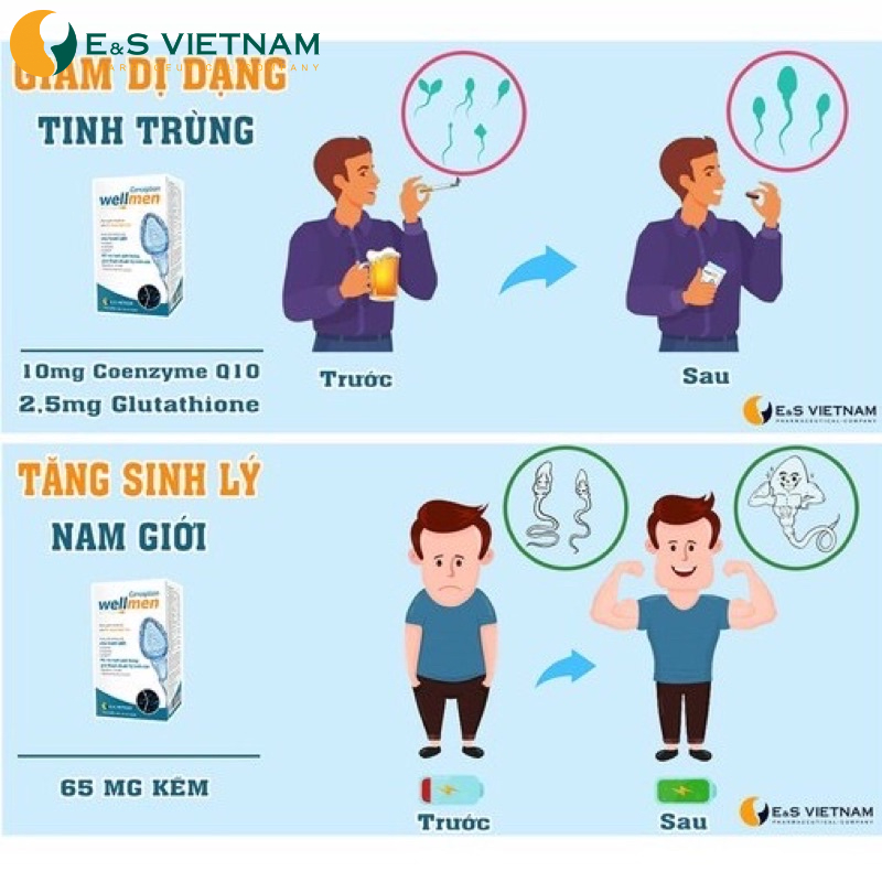 WELLMEN Conception - Cải Thiện Chất Lượng Tinh Trùng Nam Giới, Hỗ Trợ Sinh Con - Viên Uống Bổ Tinh Trùng